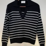 Thumbnail for Wilfred wool polo shirt (Aritzia) – XXS – Striped, oversized – As good as new