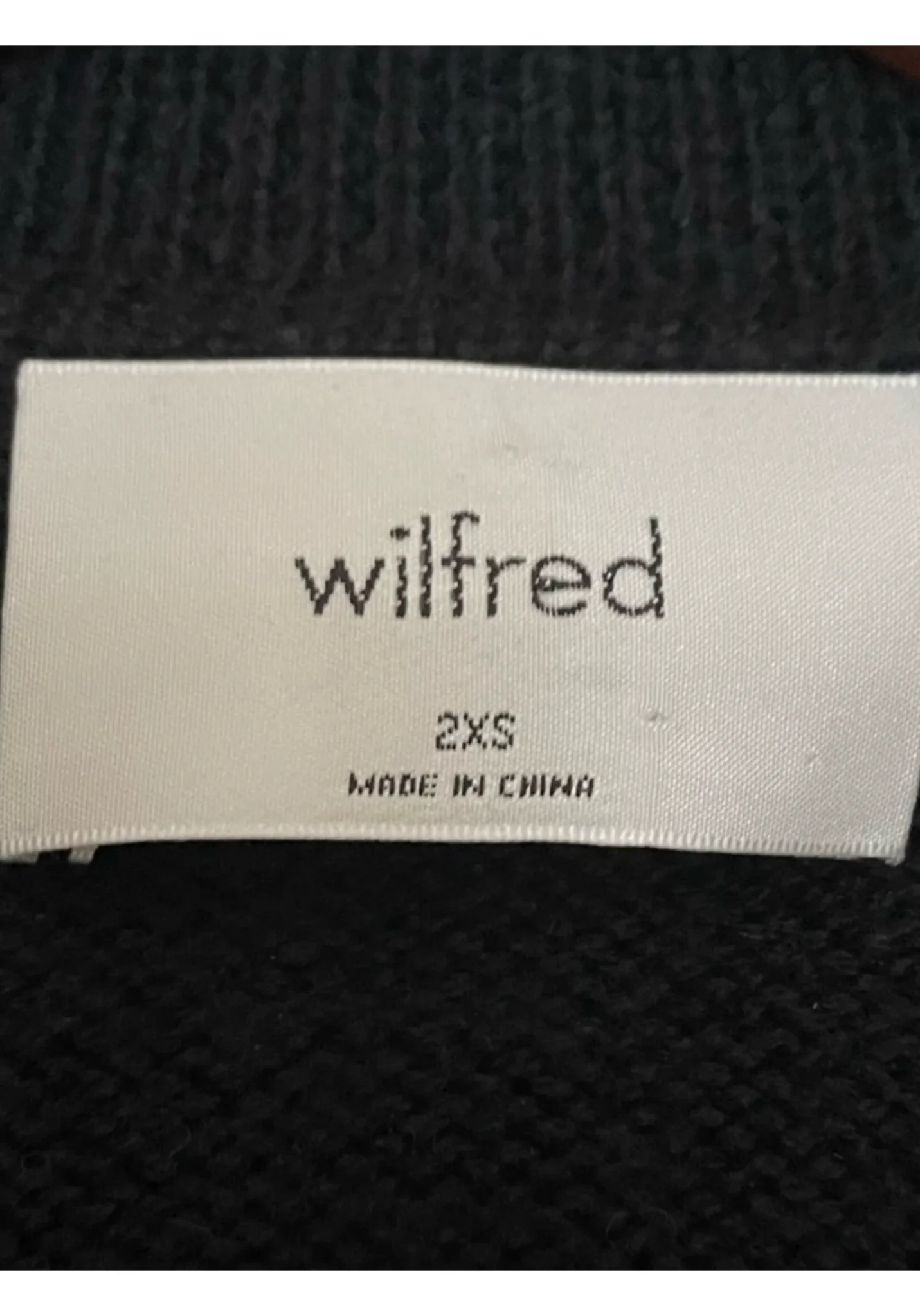 Image for Wilfred wool polo shirt (Aritzia) – XXS – Striped, oversized – As good as new
