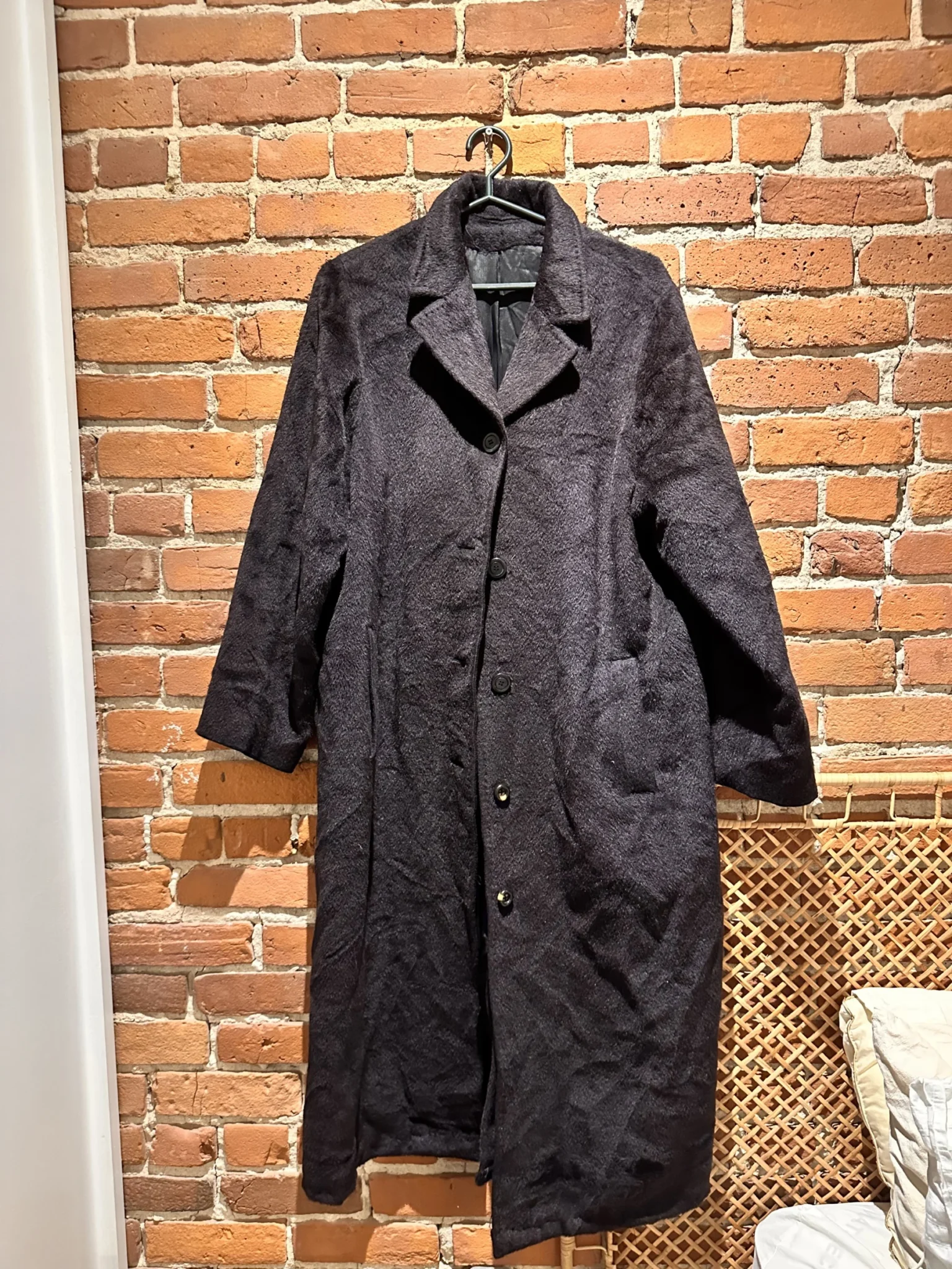 Featured image for Manteau vintage trench coat en laine Momenti Deimos made in Italie unisexe