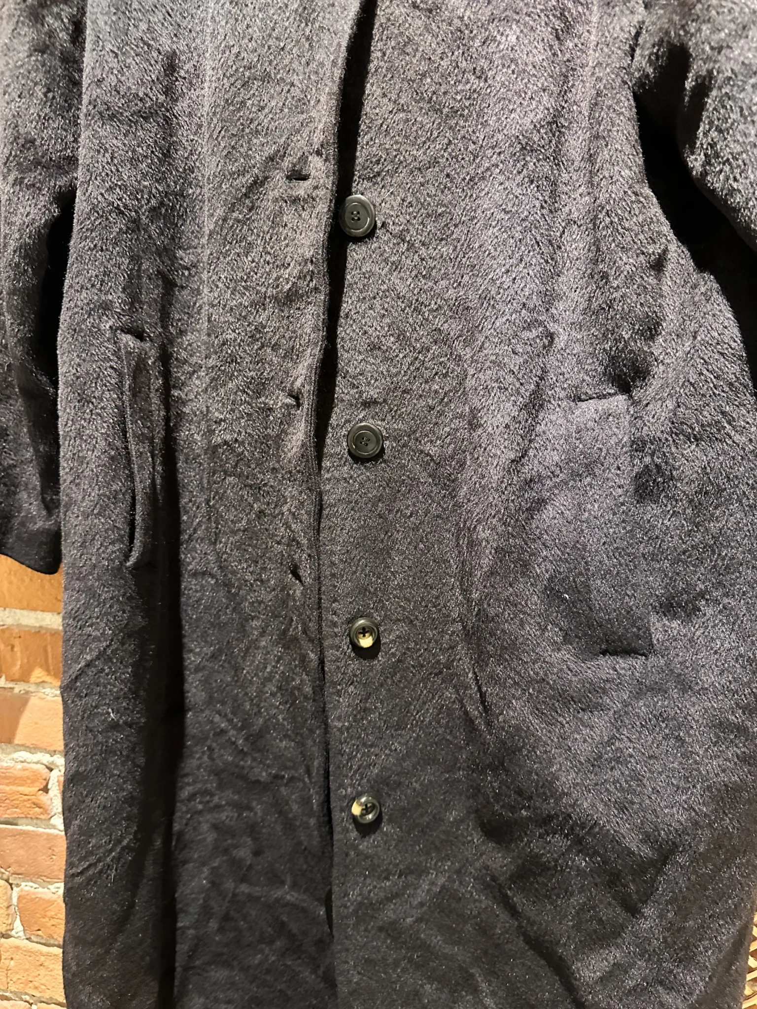 Image for Manteau vintage trench coat en laine Momenti Deimos made in Italie unisexe