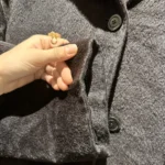 Thumbnail for Manteau vintage trench coat en laine Momenti Deimos made in Italie unisexe