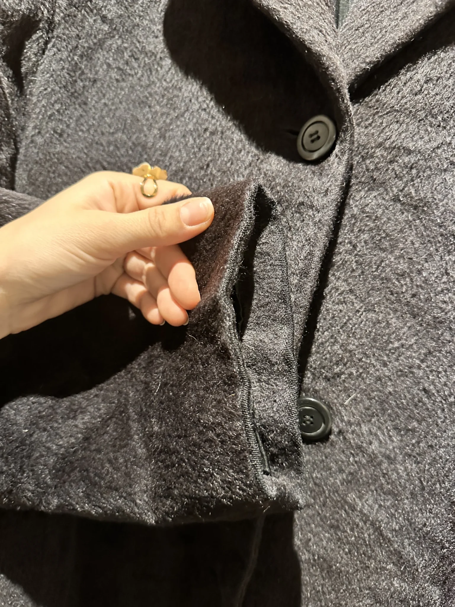Image for Manteau vintage trench coat en laine Momenti Deimos made in Italie unisexe