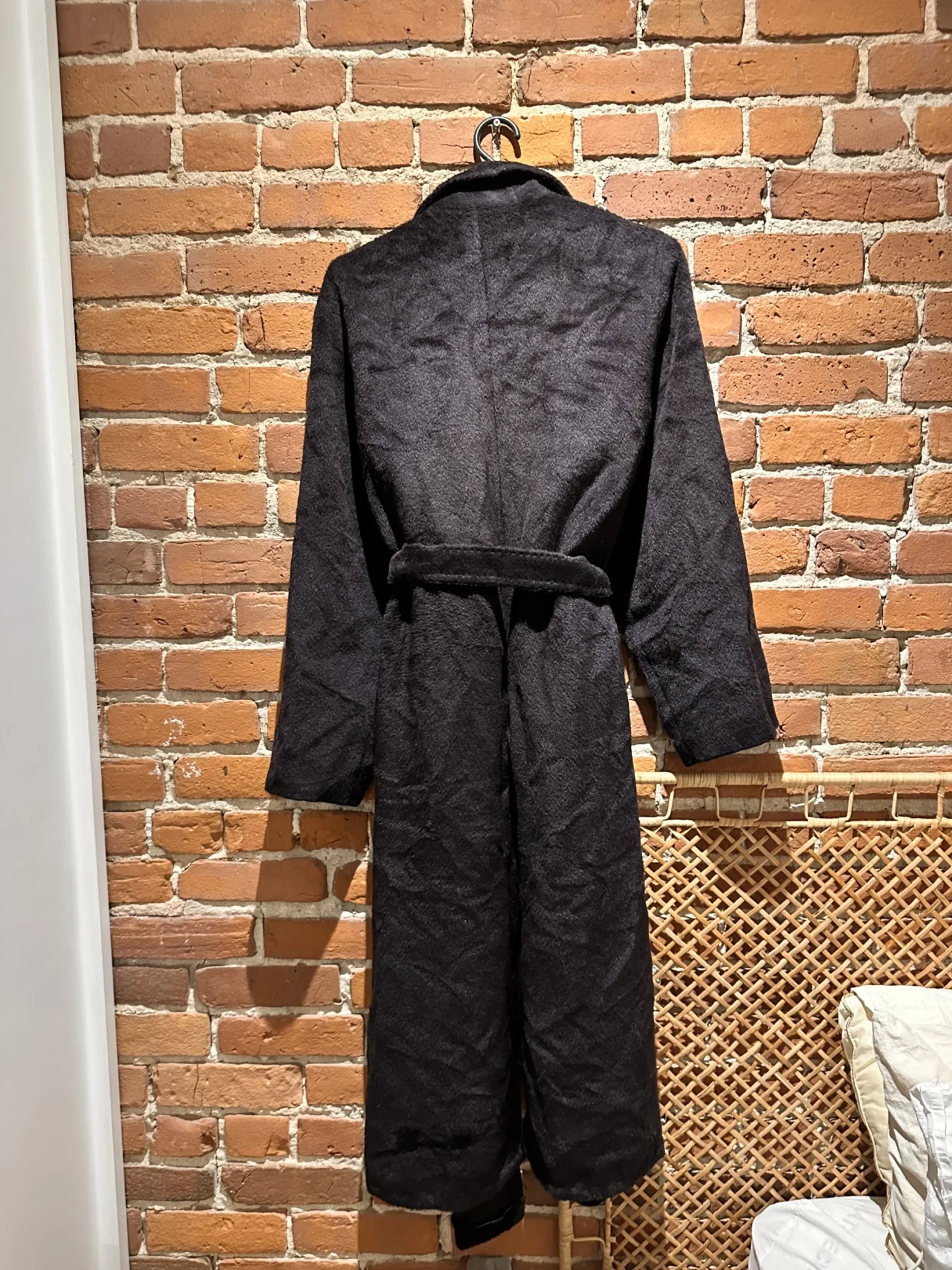 Image for Manteau vintage trench coat en laine Momenti Deimos made in Italie unisexe