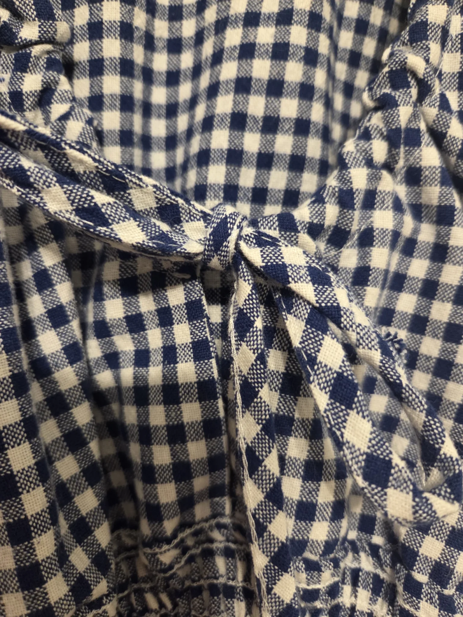Image for Honeycomb Vichy top