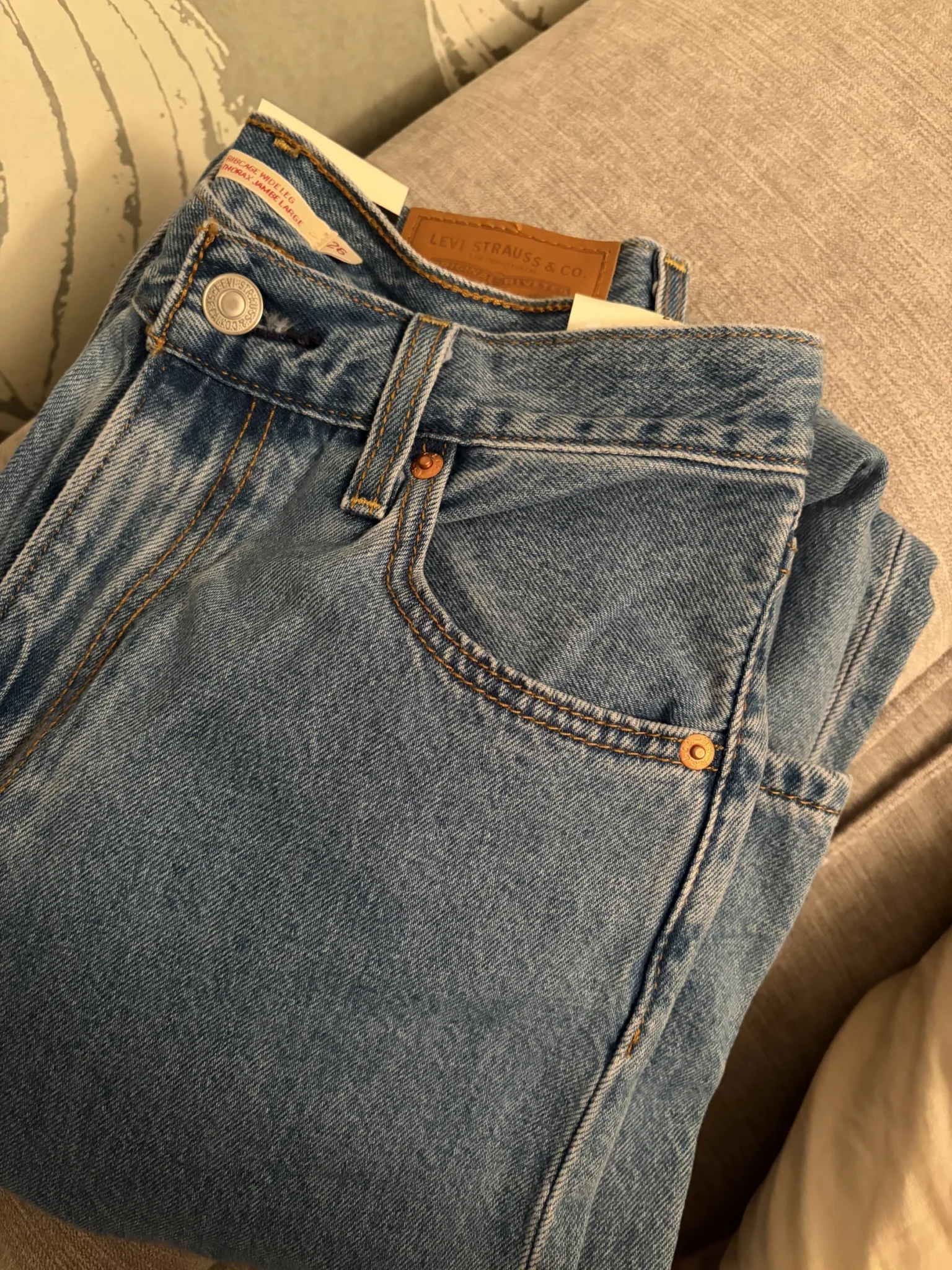 Image for Ribcage wide Levis