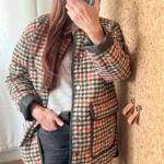 Featured thumbnail for Rachel Zoe checked jacket – Can also be worn as a light coat