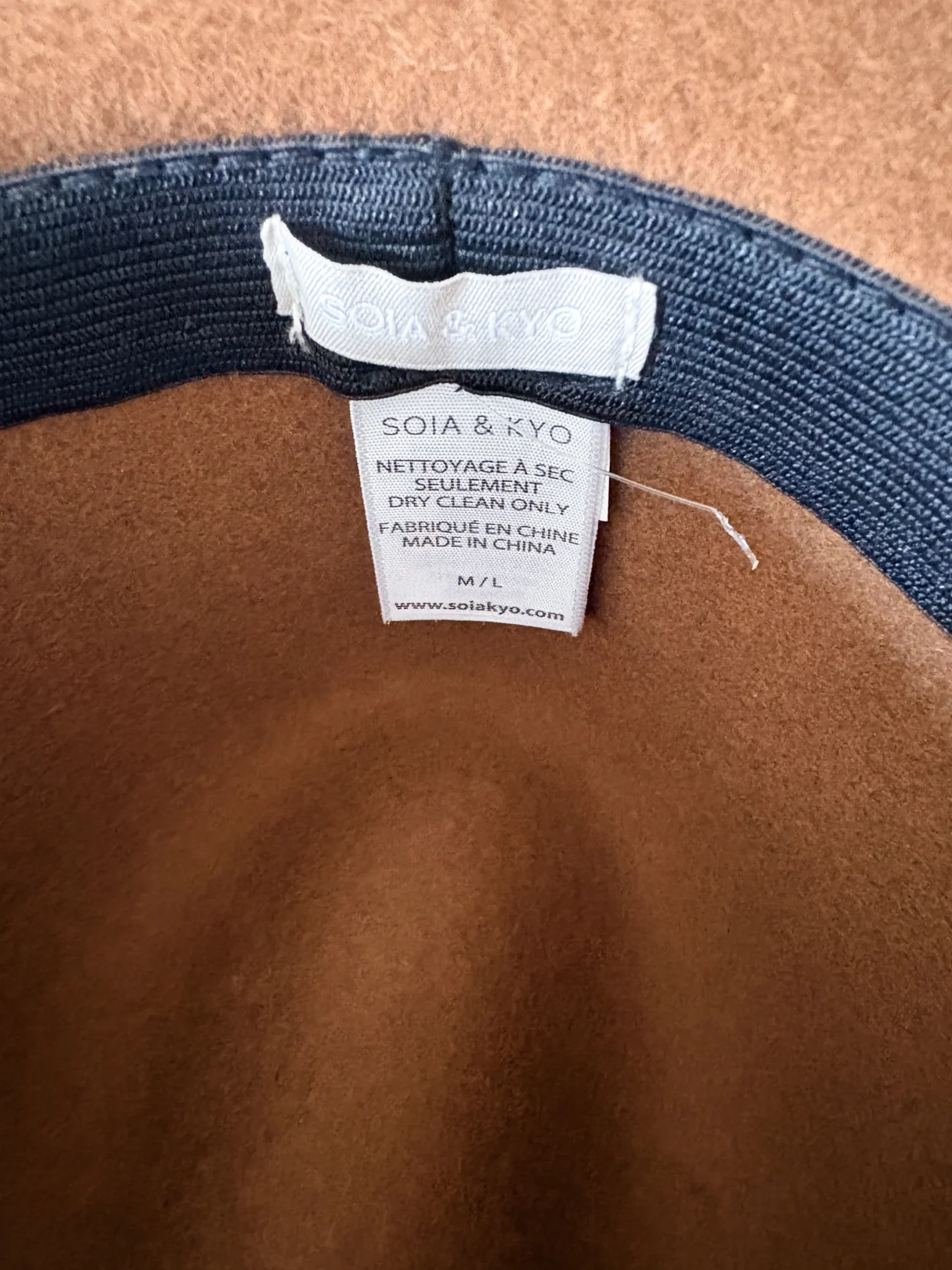 Image for SOIA & KYO brown hat – Autumn style