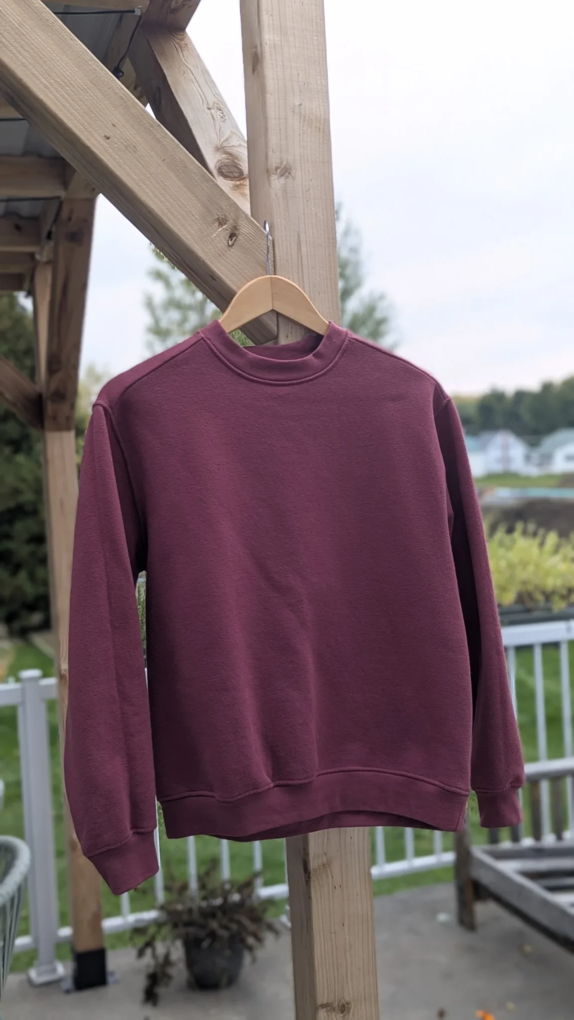 Featured image for Burgundy fleece