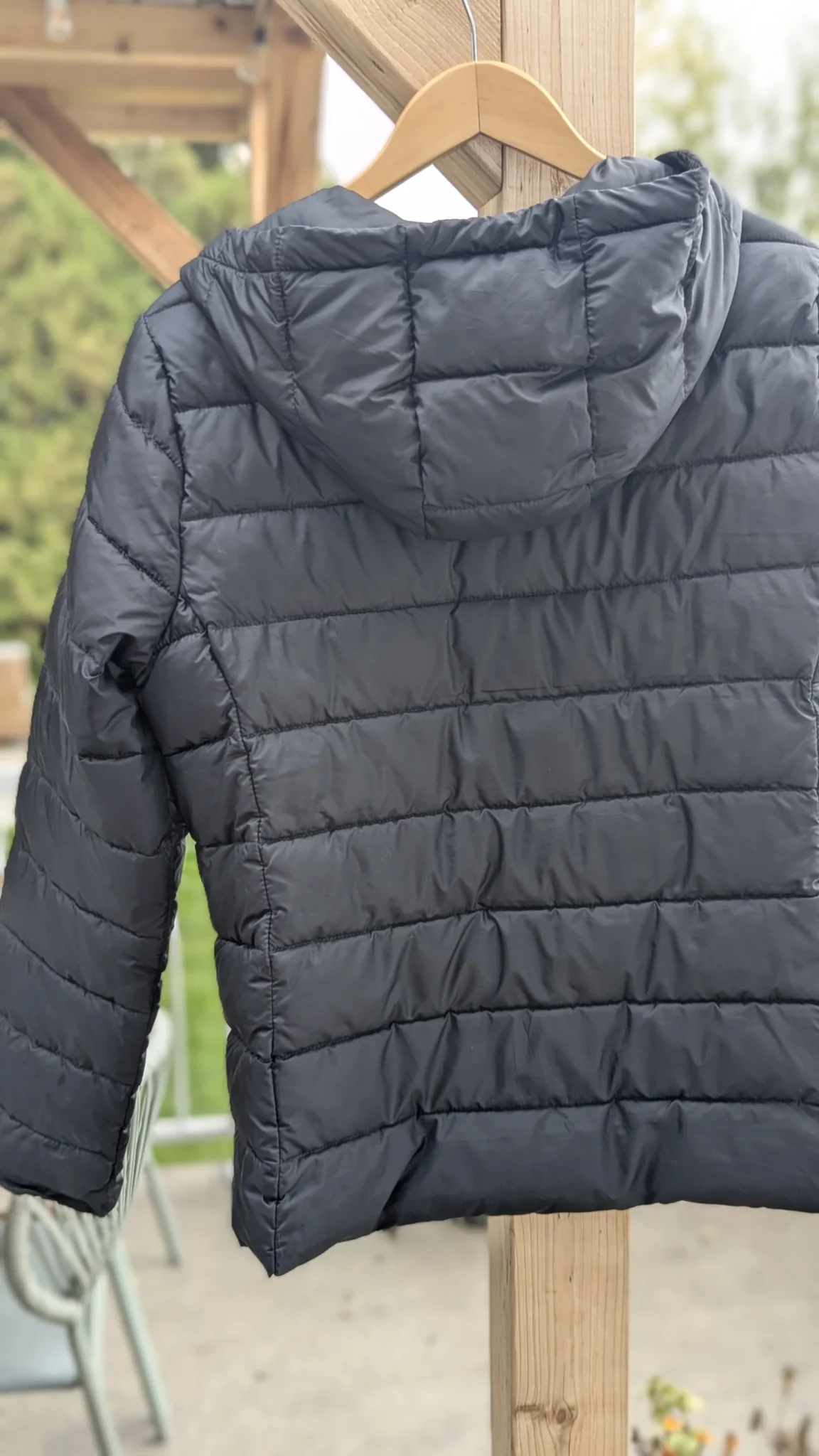 Image for Black mid-season coat