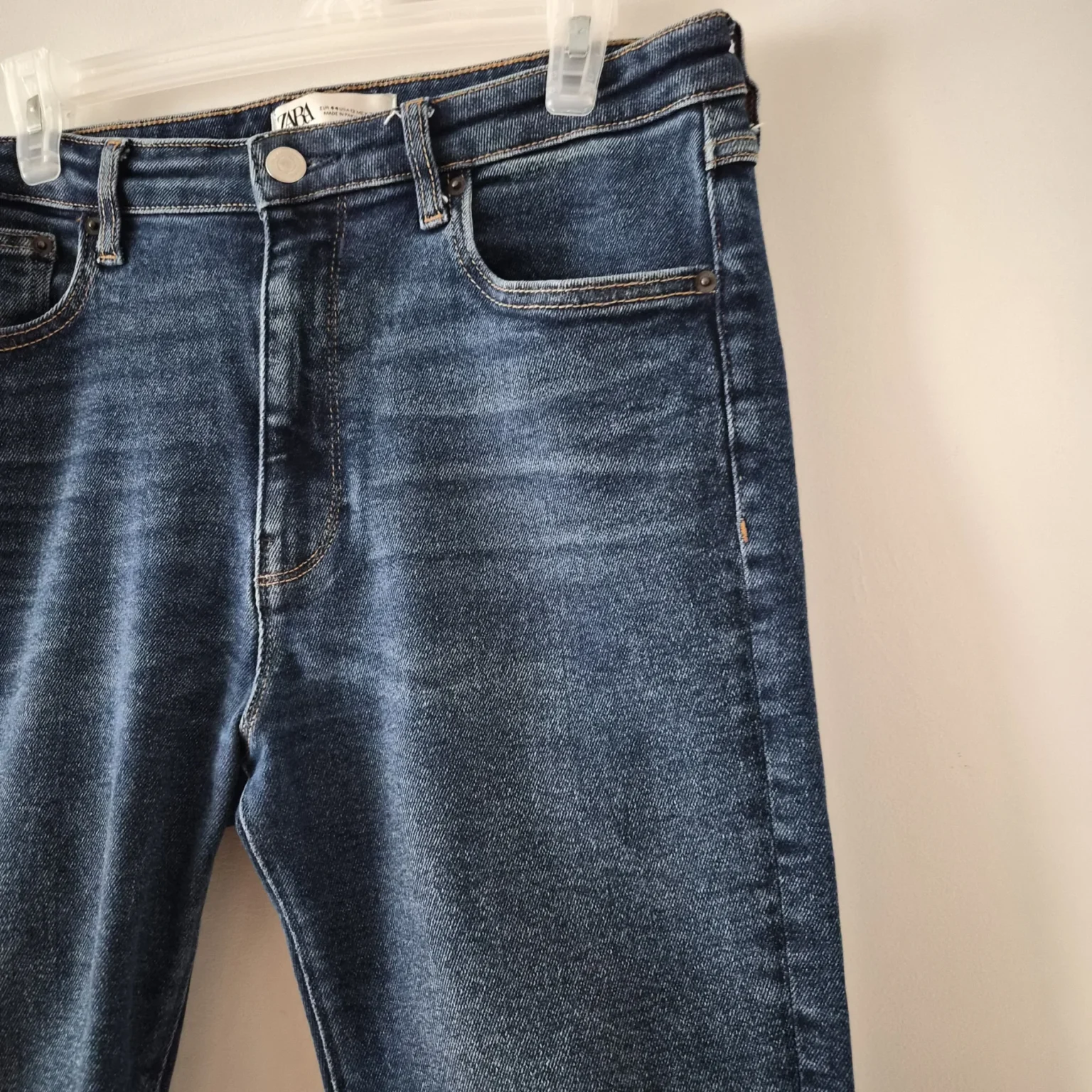 Image for High-waisted jeans – ankle-length