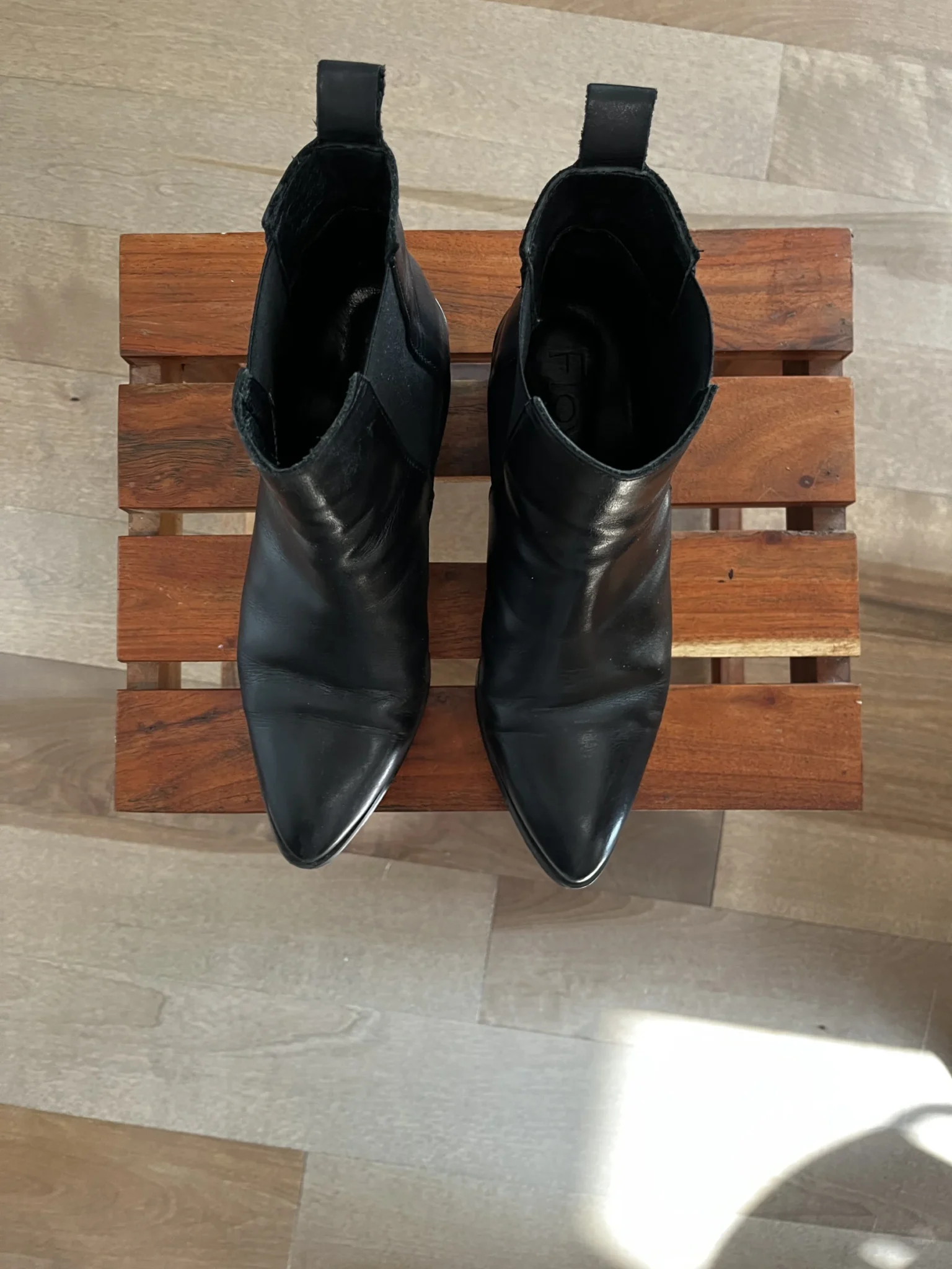 Image for Autumn leather ankle boots