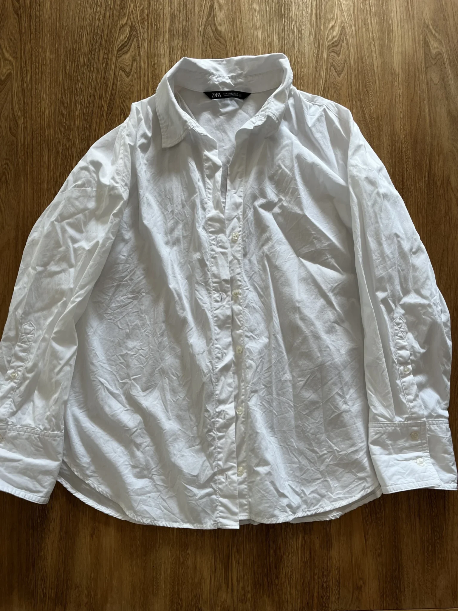 Featured image for Classic white Zara shirt