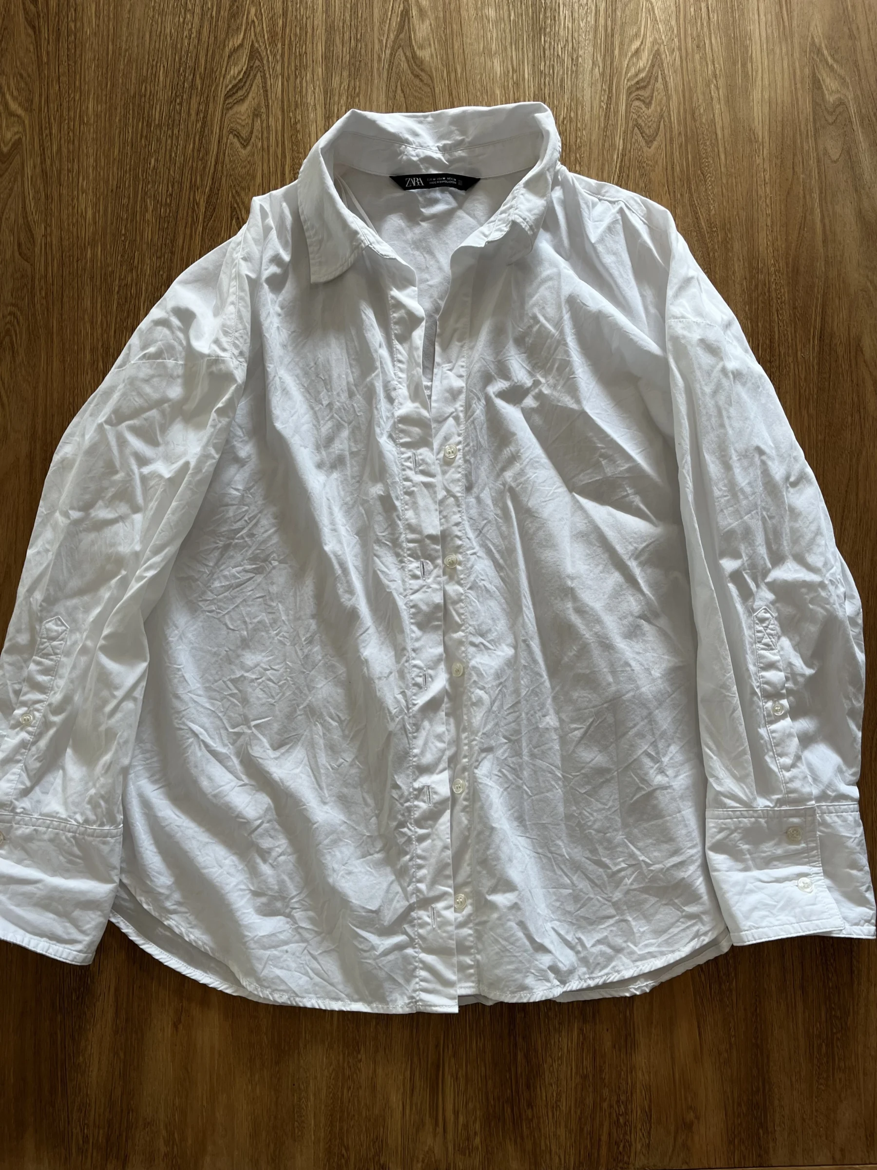 Classic white Zara shirt Zara seconde main