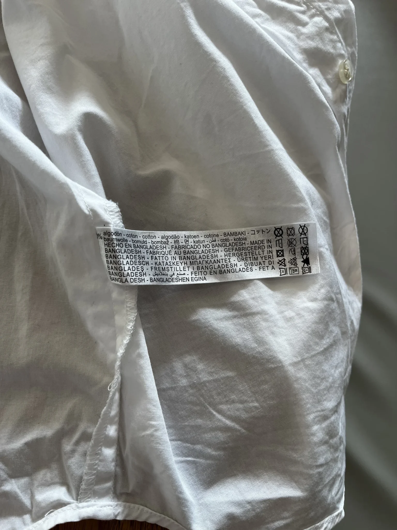 Image for Classic white Zara shirt