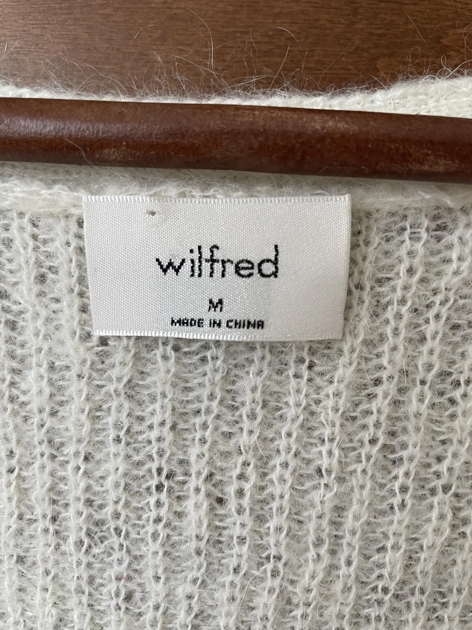 Image for Cardigan 2 dans 1  Wilfred par Aritzia – Crème – Comme neuf
