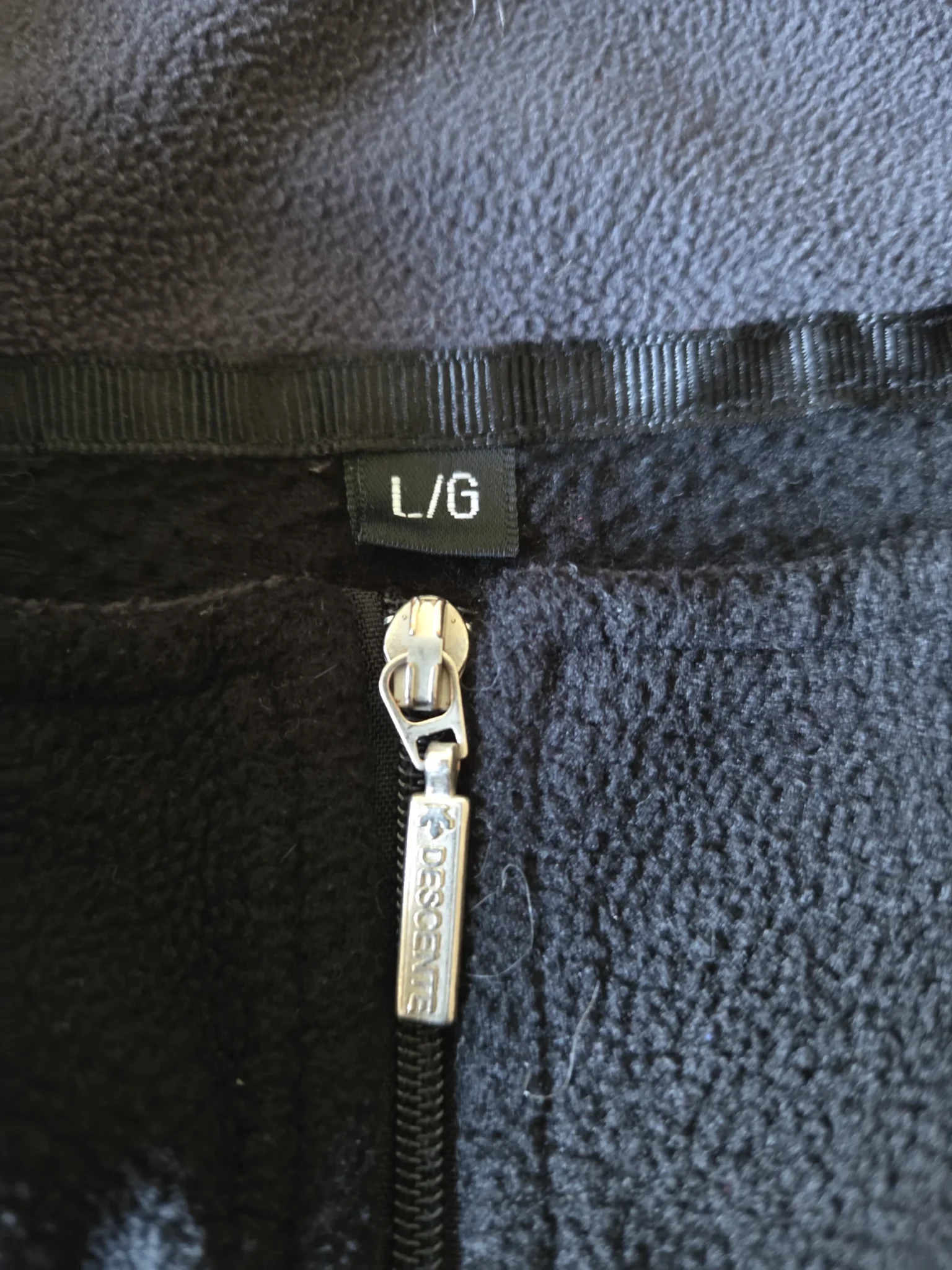 Image for Descente Black Fleece Jumper