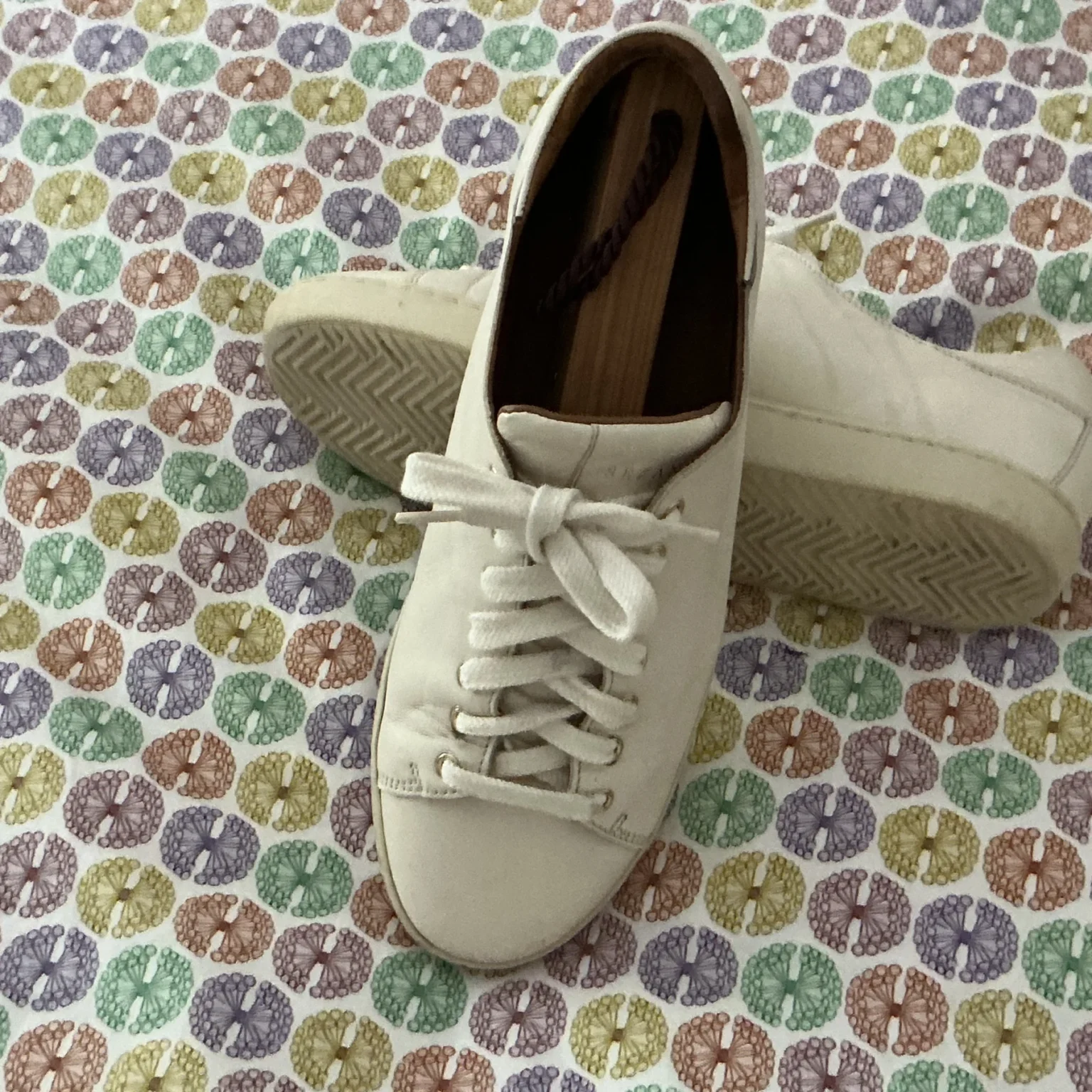 Image for SEZANE leather trainers