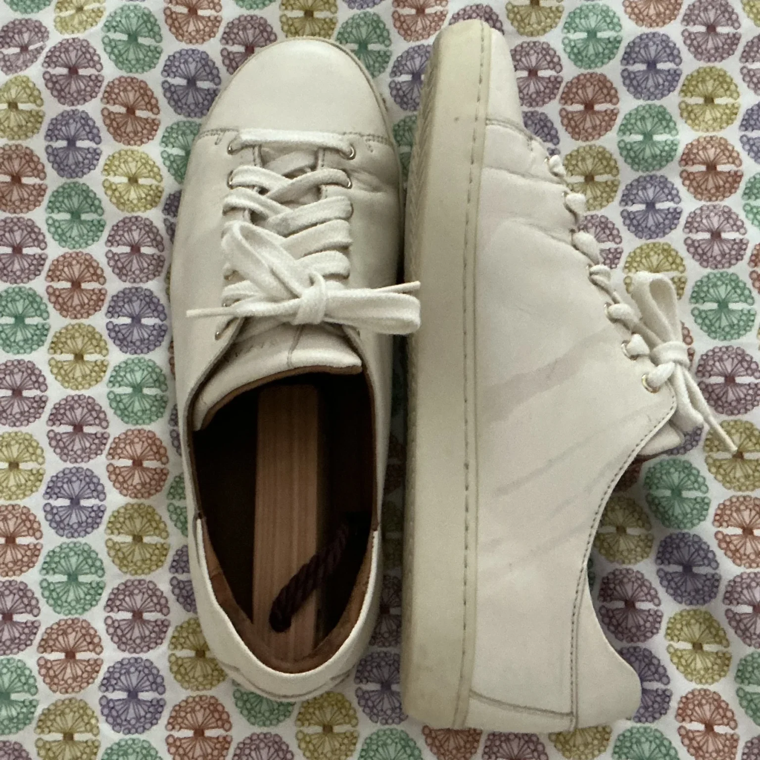 Image for SEZANE leather trainers