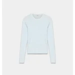 Featured thumbnail for Haut aritzia ligné bleu et blanc femme medium