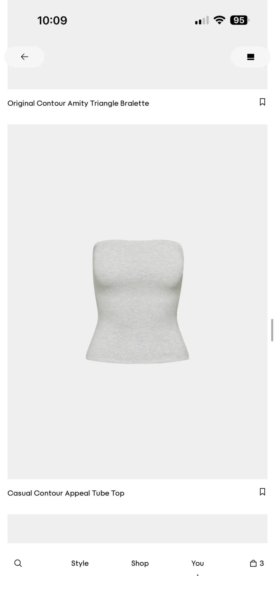 Featured image for Haut aritzia médium gris comme neuf