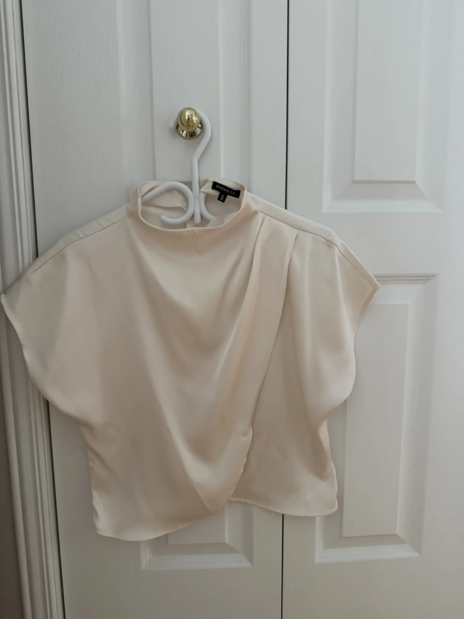 Featured image for Dynamite blouse, ivory, medium, women's