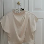 Thumbnail for Dynamite blouse, ivory, medium, women's