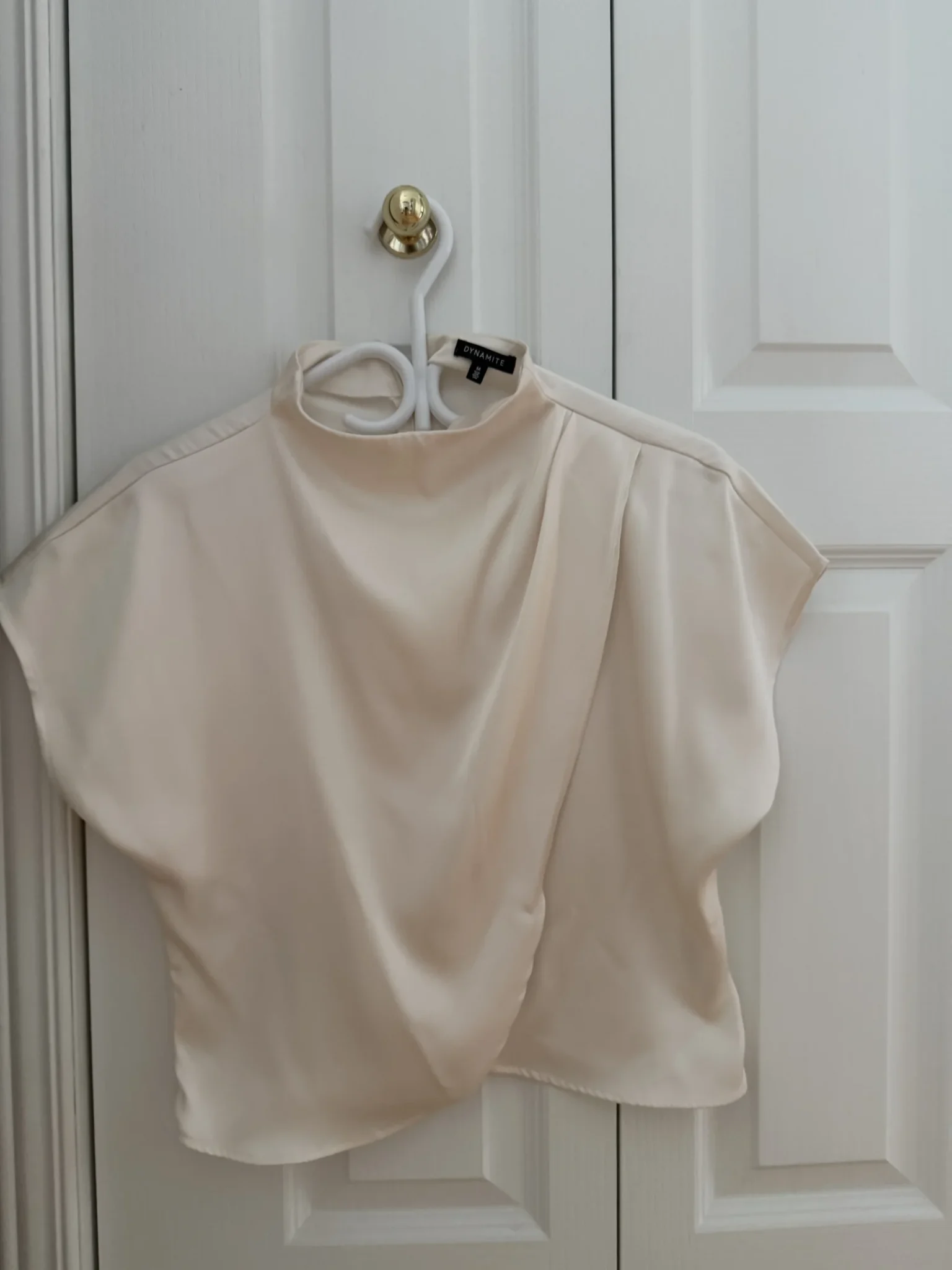 Image for Dynamite blouse, ivory, medium, women's