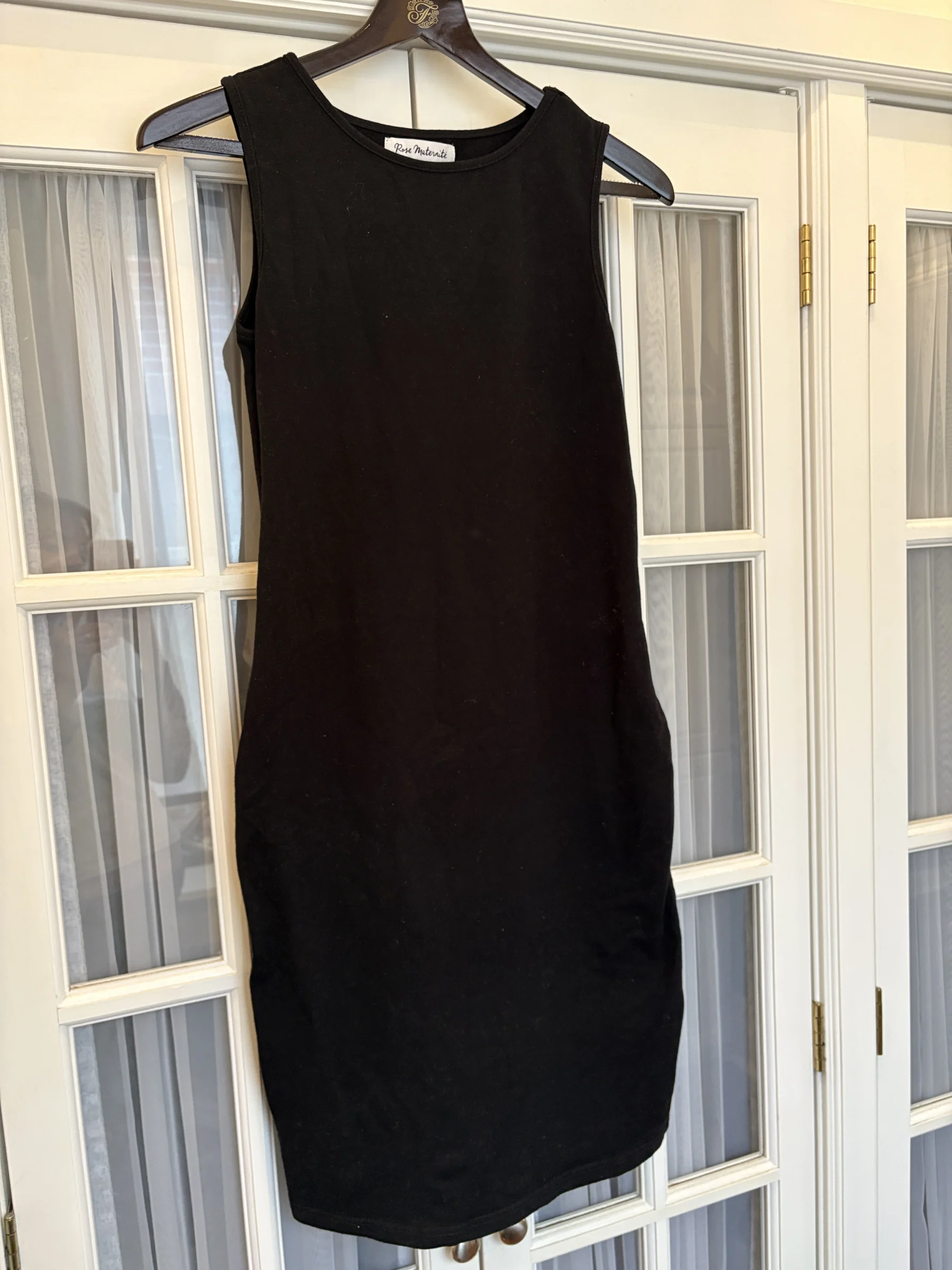 Robe d'allaitement noire sans manches Rose Maternité Rose Maternité seconde main