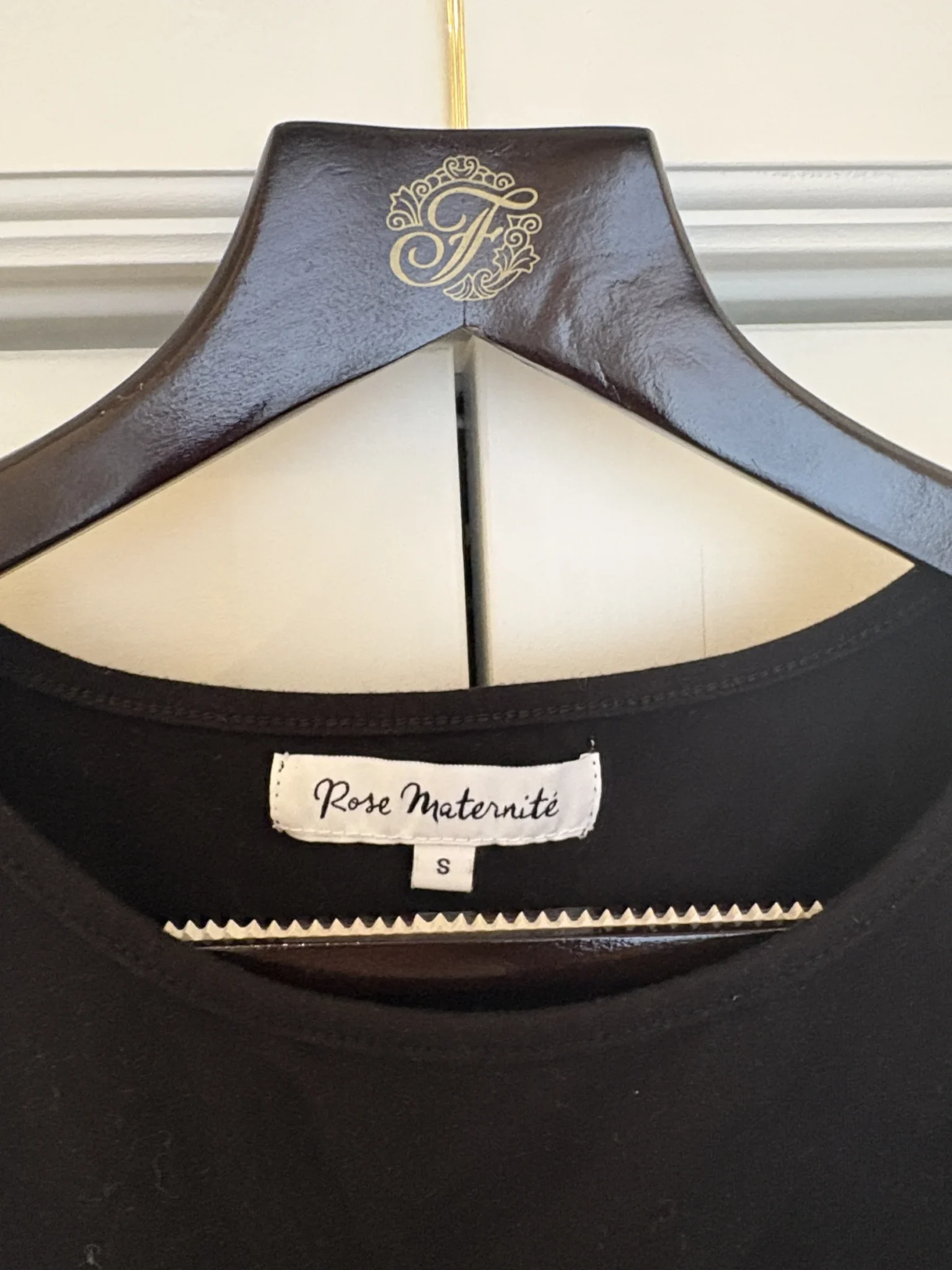 Image for Black sleeveless nursing dress Rose Maternité