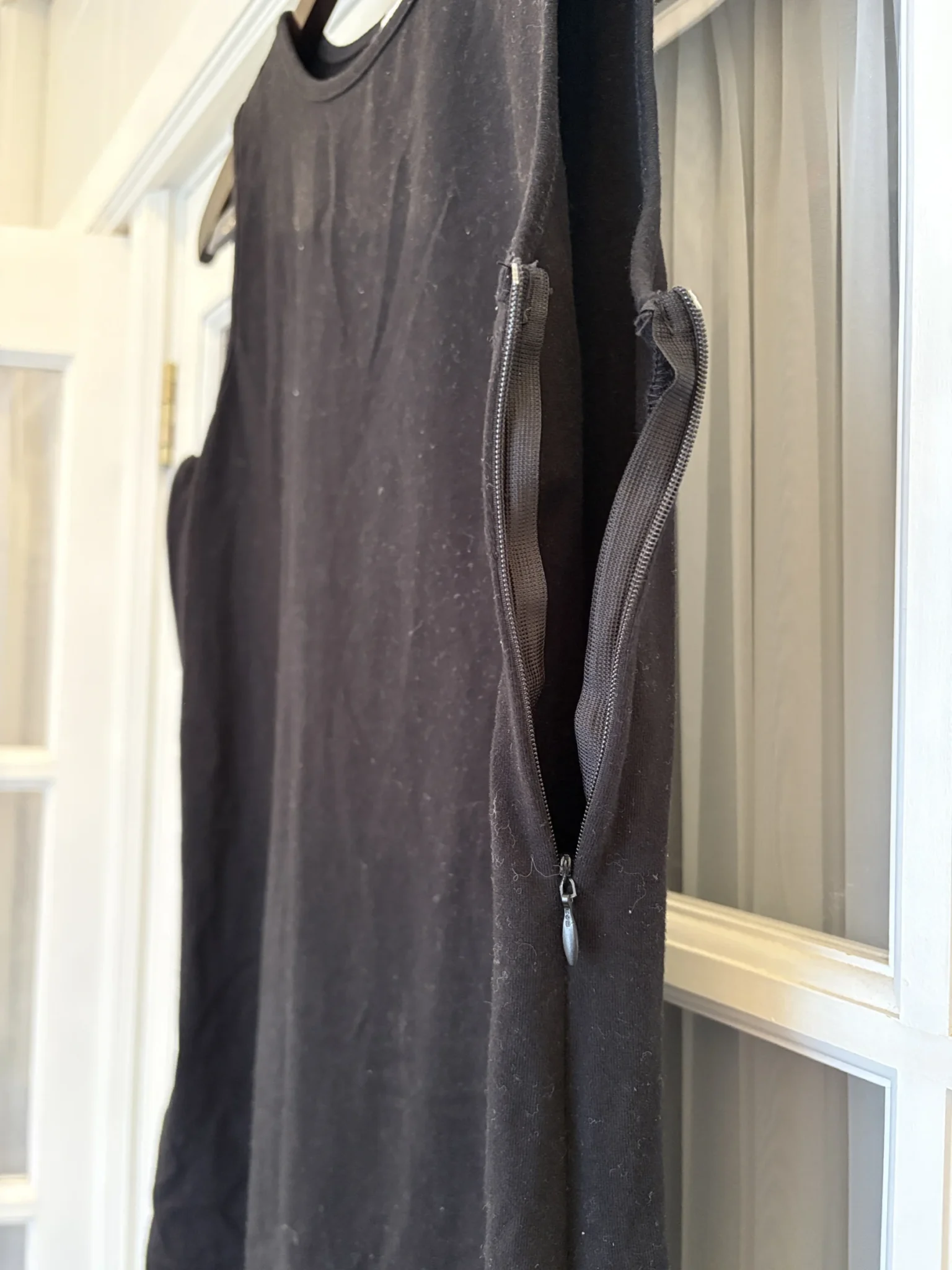 Image for Black sleeveless nursing dress Rose Maternité