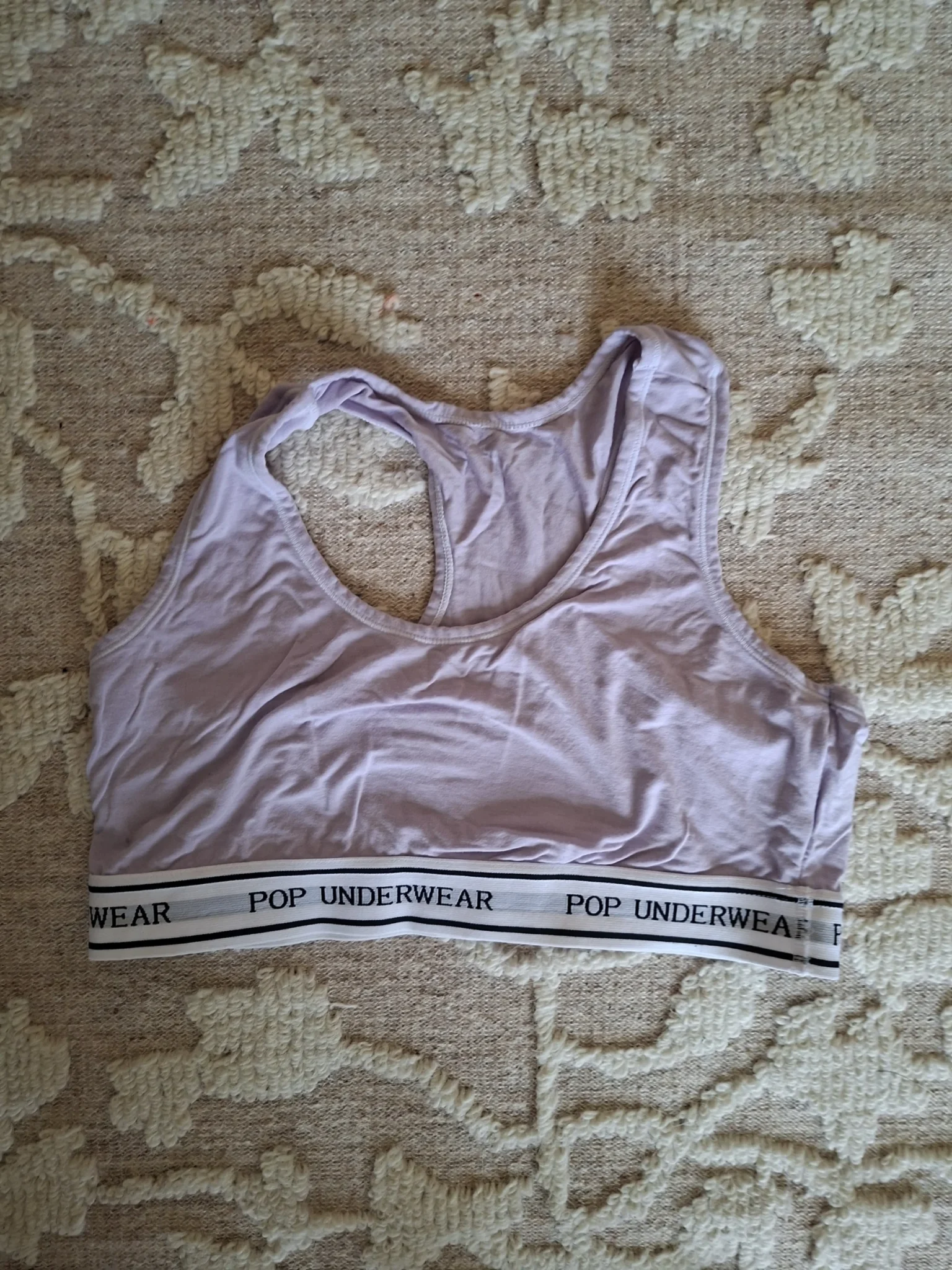 Image for Pop Underwear lilac sports top