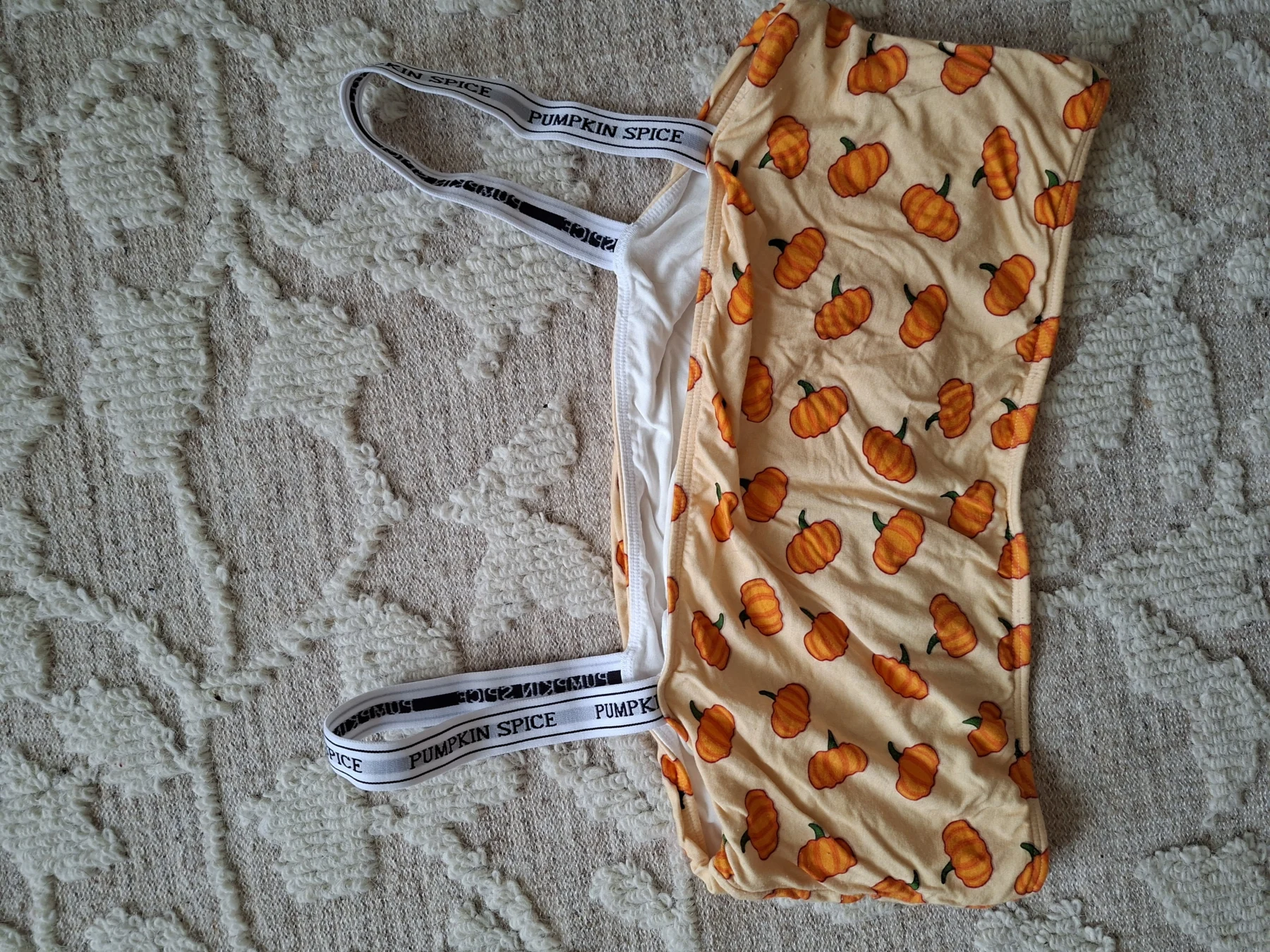 Pop Underwear pumpkin-print top *Other seconde main