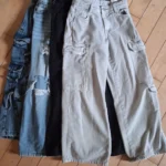 Featured thumbnail for Lot jeans baggy fille