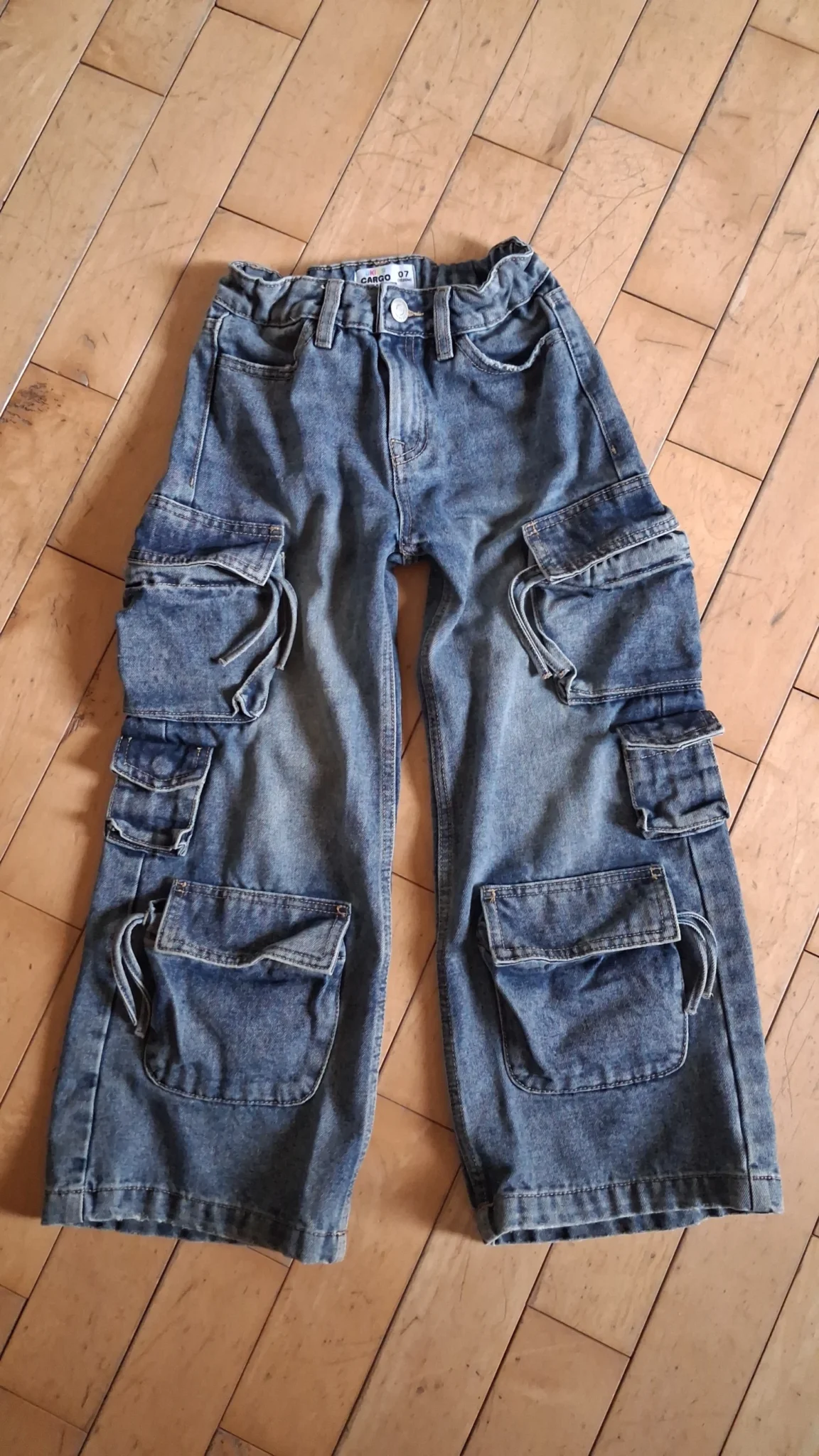 Image for Lot jeans baggy fille
