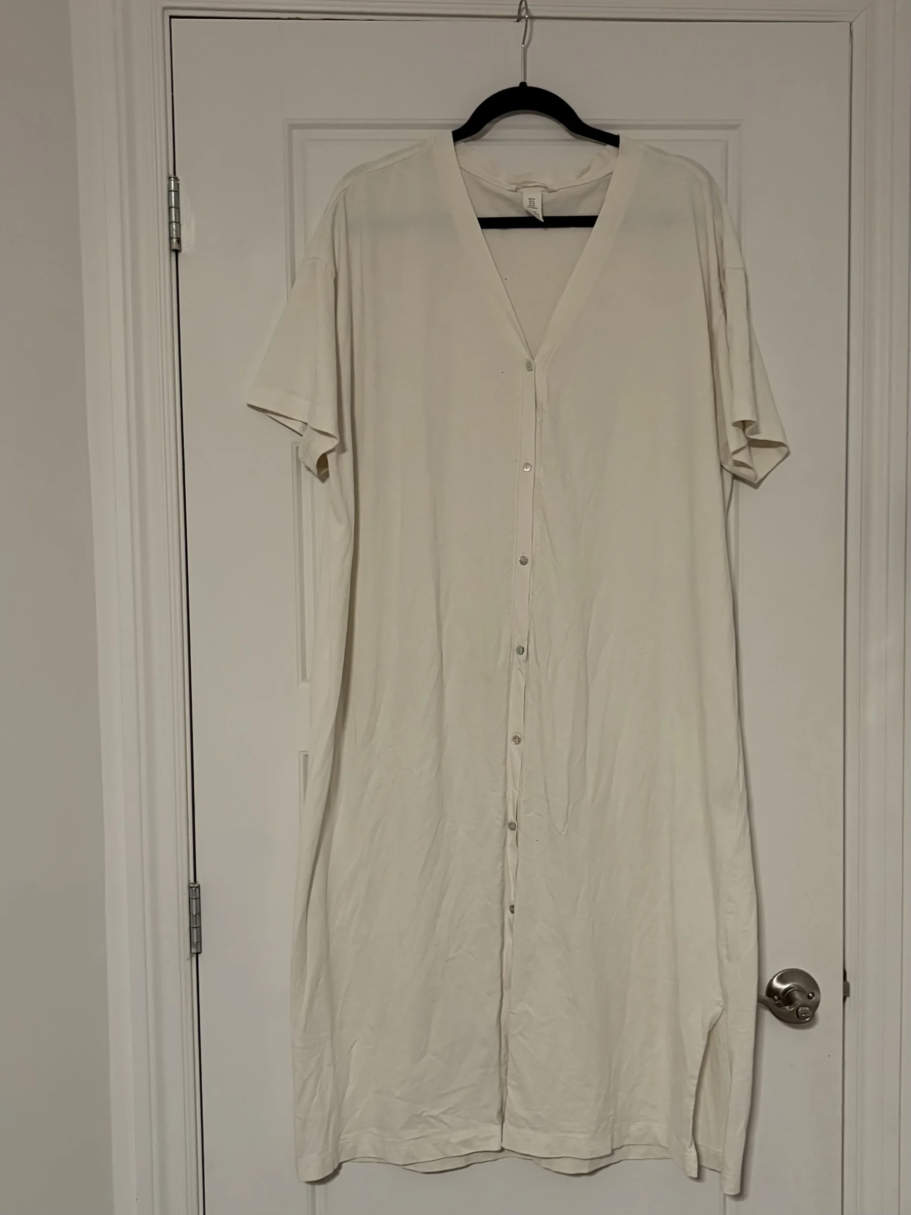 Cream-coloured dress HM seconde main