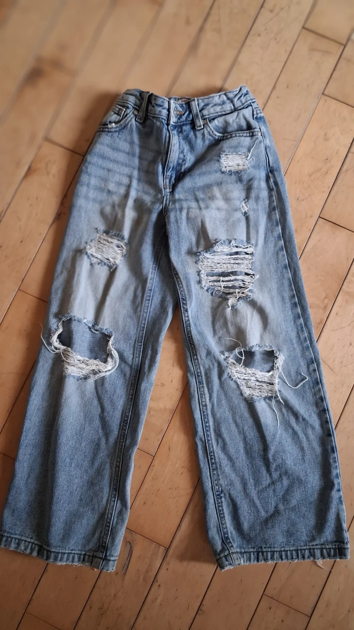 Image for Lot jeans baggy fille