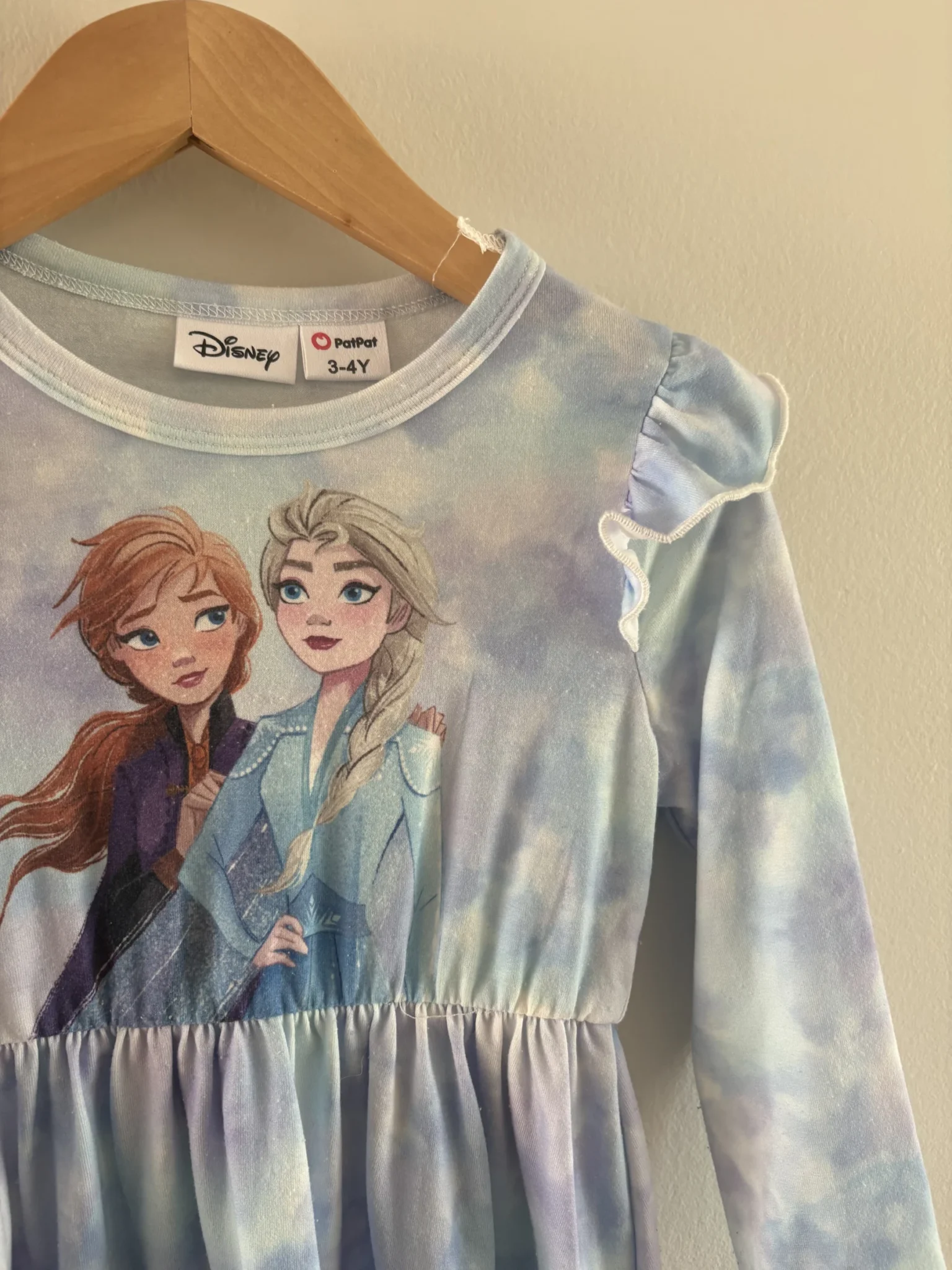 Image for 3/4-sleeve Frozen Elsa dress