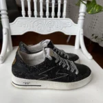 Featured thumbnail for SMR23 / Semerdjian black glitter trainers – size 37