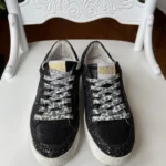 Thumbnail for SMR23 / Semerdjian black glitter trainers – size 37