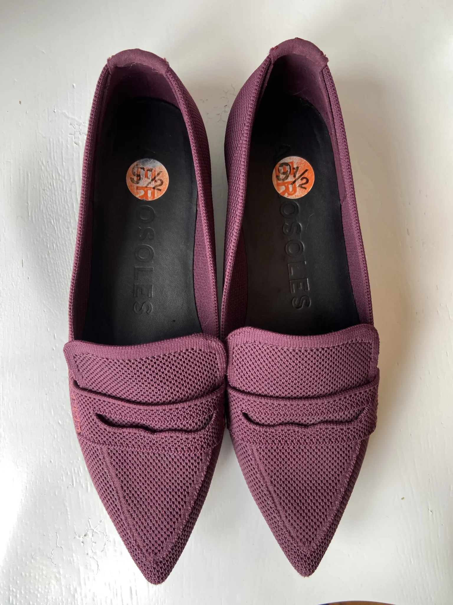 Image for Aerosoles burgundy loafers – size