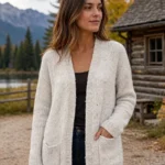 Thumbnail for Cardigan gris Jacqueline de Young (P)