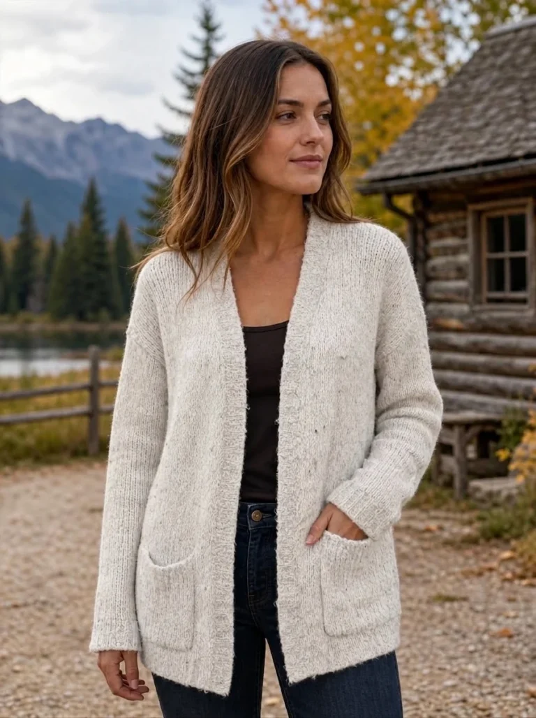 Image for Cardigan gris Jacqueline de Young (P)