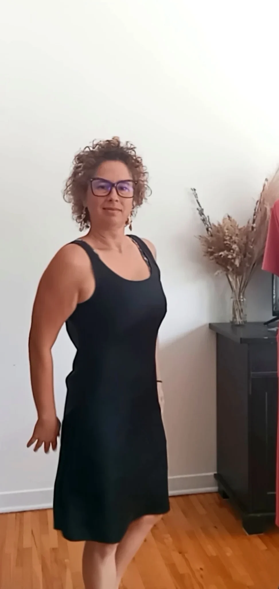 Image for Robe noire fluide en soie Lily Silk (G)