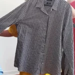 Featured thumbnail for Chemise Slim Fit à carreaux bleu et brun