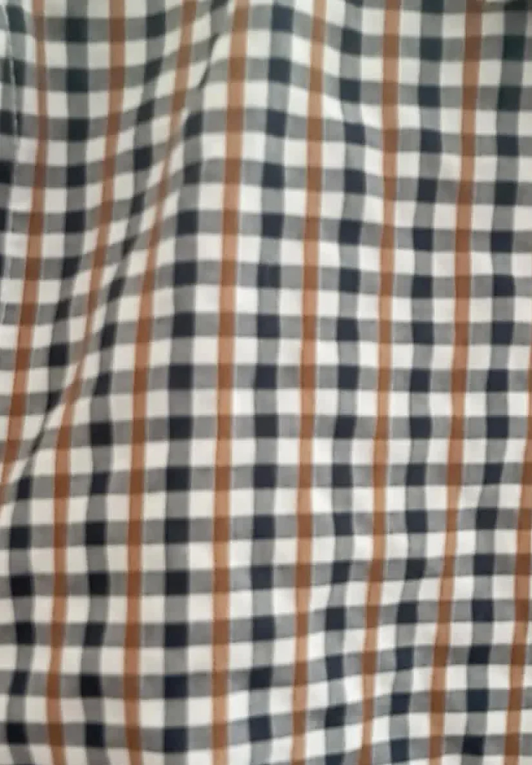 Image for Chemise Slim Fit à carreaux bleu et brun