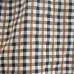 Thumbnail for Chemise Slim Fit à carreaux bleu et brun