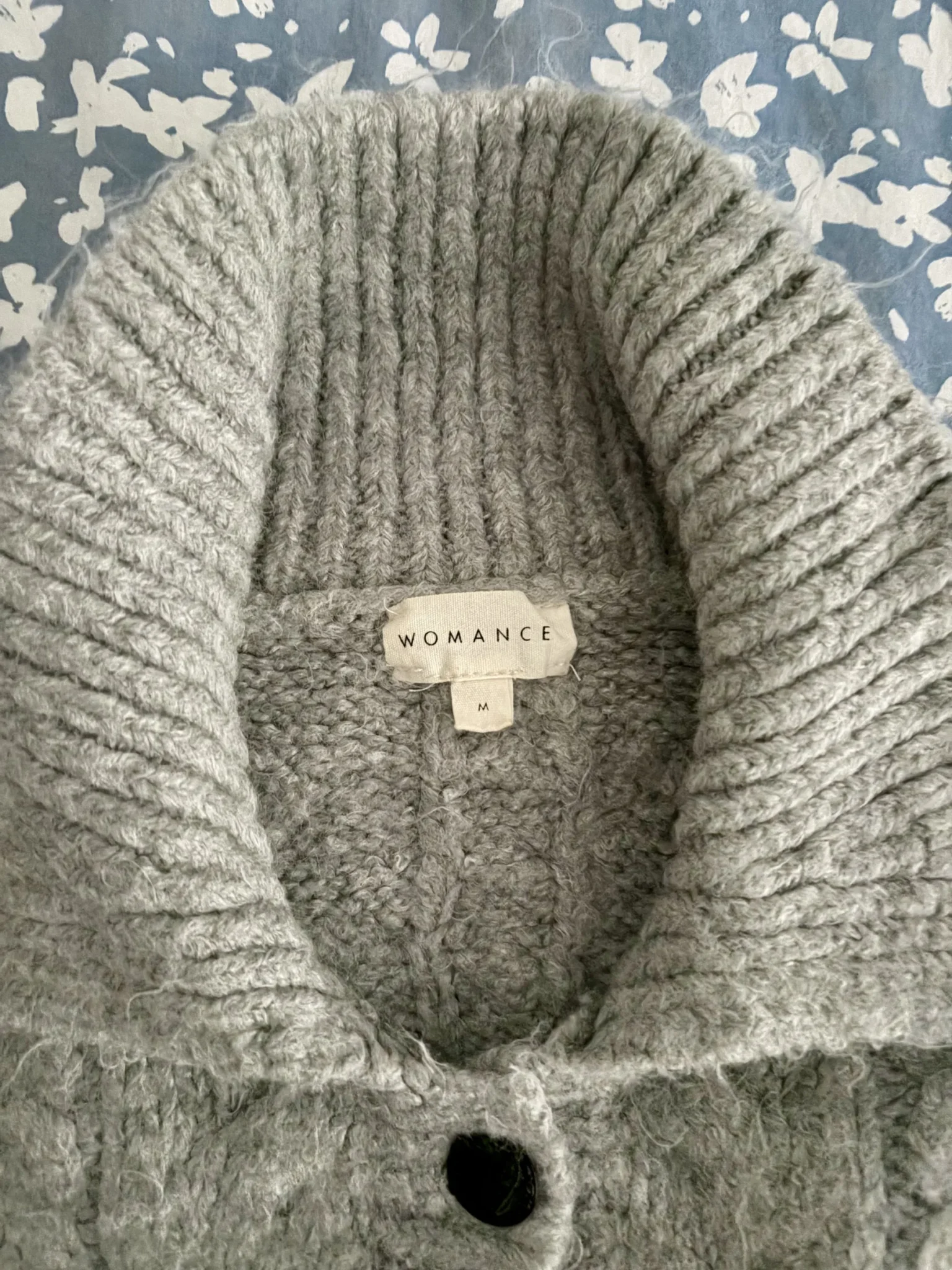 Image for Cardigan tricot gris