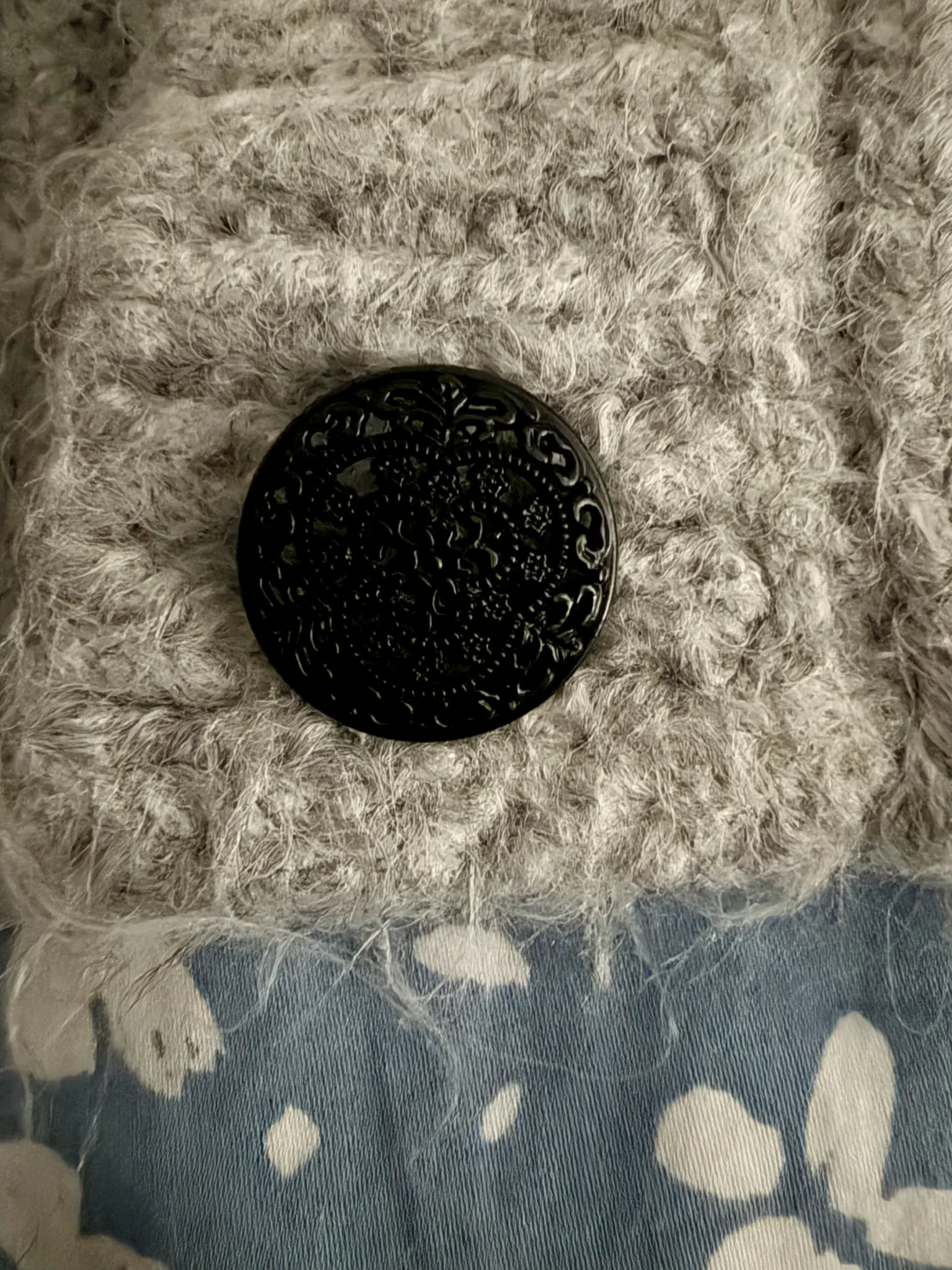 Image for Cardigan tricot gris