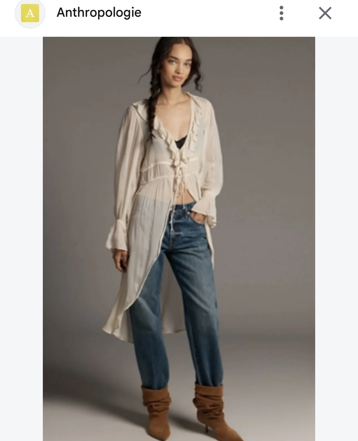 Anthropologie Duster Anthropologie seconde main