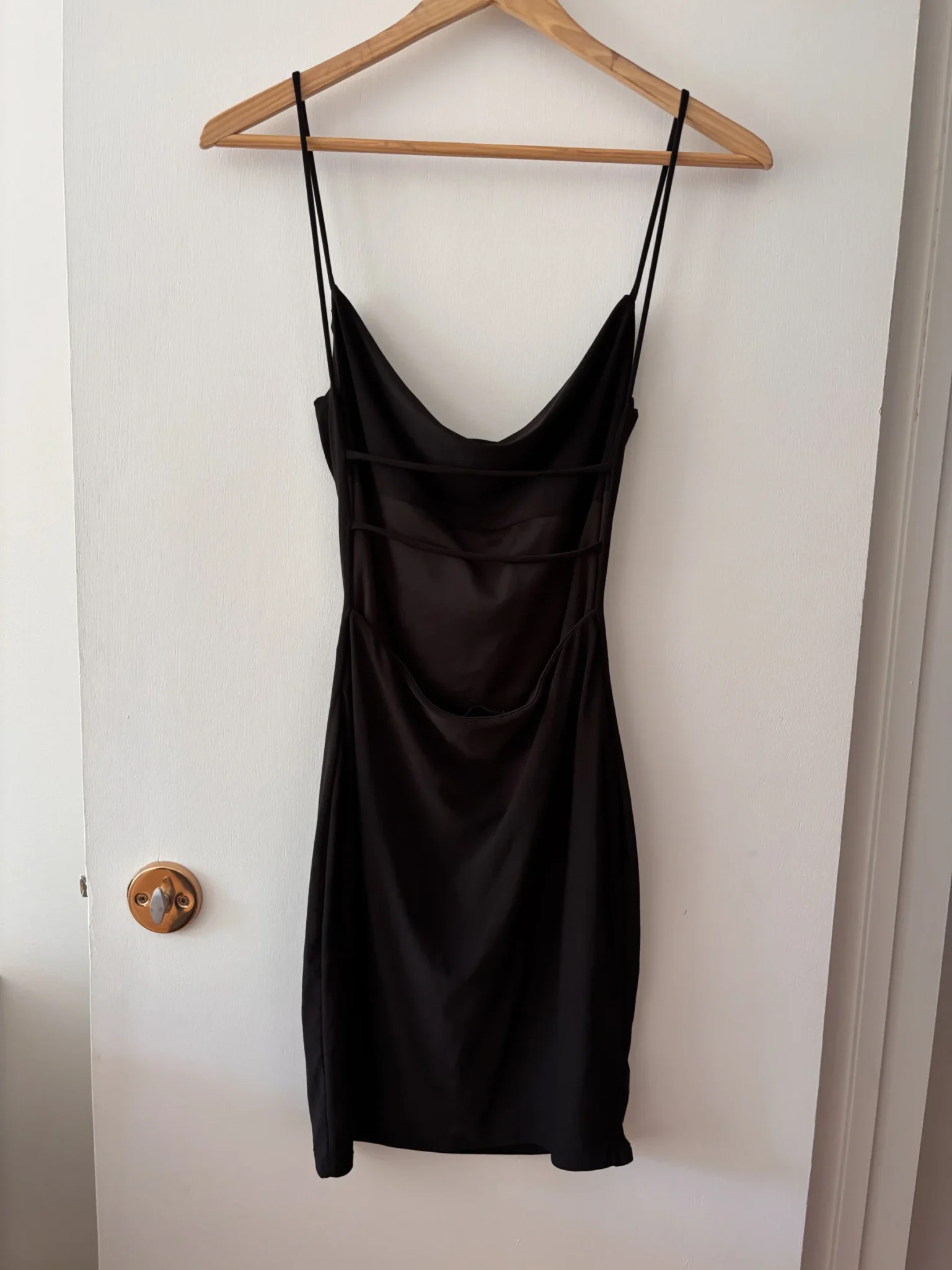 Image for Open-back mini dress
